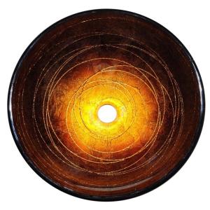 Modern Artistic Glass Bowl Bathroom Vanity Sinks , Colored Bathroom Lavatory