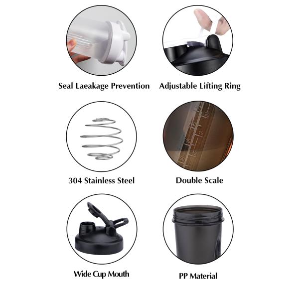 Customized Color PP Plastic Sports Bottle 800ml 500ml