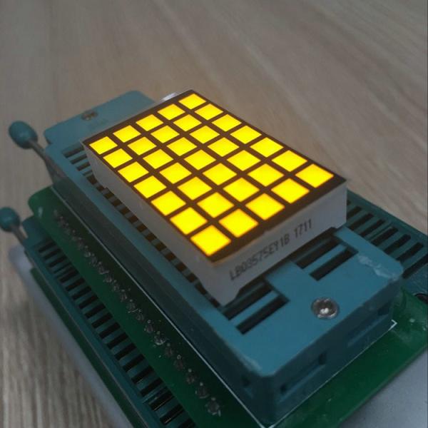 Buy 5x7 Dot Matrix LED Display With Reverse Voltage Of 5V And Connection Row Anode Column Cathode at wholesale prices