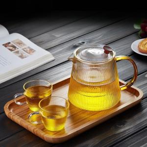 Stylishly Classic High Borosilicate Glass Water Jugs-500ml/800ml/1000ml for
