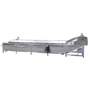 China SUS304 Salad Meat Carrot Potato Chips Blanching Machine 2000kg/H on sale