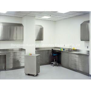 Professional Stainless Steel Lab Furniture , Metal Lab Casework Sidebench