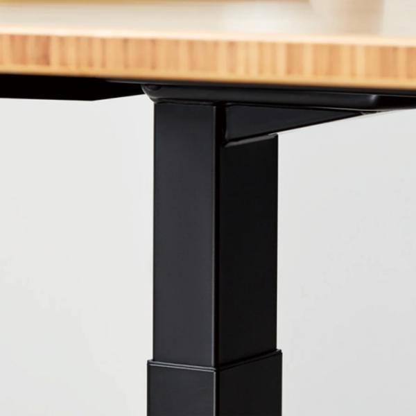 Single Tier Storage Holders Racks Bamboo Electric Adjustable Ergonomic Lift Computer Desk Work Desk