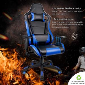 Customized Color Computer Office Gaming Chair High Back PU Leather Swivel Racing