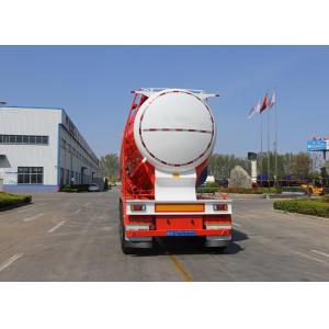 Steel Fuwa / BPW Axle Bulk Cement Tank Semi Trailer Dry Powder Tanker Truck