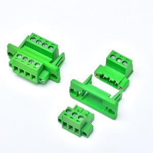 5.08mm pitch Feed Through Flange Screw Terminal Blocks Dismountable