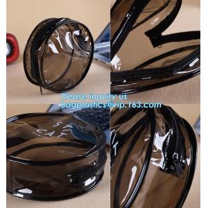 vinyl pvc zipper bags with handles, Handbag Storage Anti-dust Cover Clear