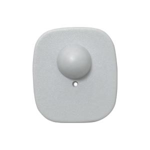 Grey EAS 8.2MHz Security Hard RF Tag Small Square For Retail Store