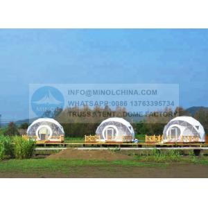 SGS Certificates EcoCamp Glamping Dome Tent Windloads 0.5kn/Sqm