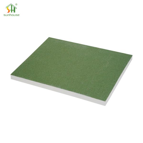 9.5mm Moisture Resistant Gypsum Plasterboard 1220x2440mm Green Board For