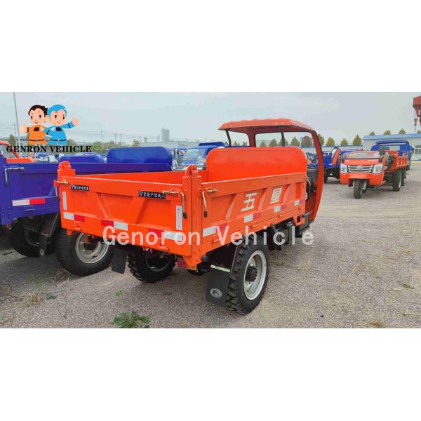 Open Body 2000kg Genron Diesel Tricycle Vehicle