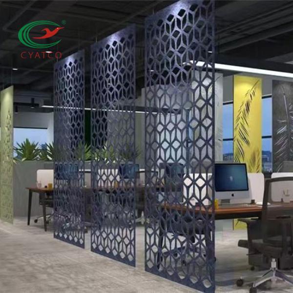Perforated Hollow PET Acoustic Panels Eco Friendly Room Divider