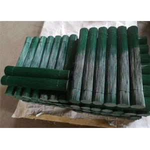 2mm 400mm Length Plastic Coated Iron Wire Pvc Coated Cut