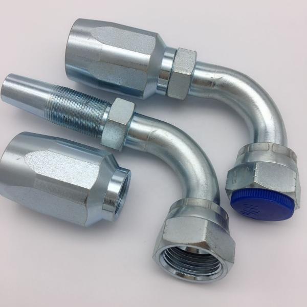 Buy Reusable JIC Thread 3/4" Elbow Hydraulic Hose Ferrules at wholesale prices