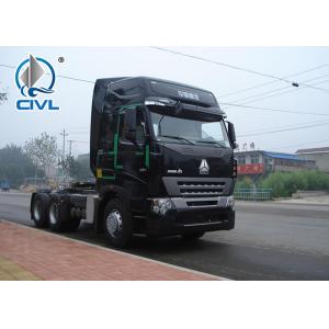 Two Sleepers Cabin Sinotruk Howo A7 6x4 Tractor Truck 351 - 450hp Euro 2