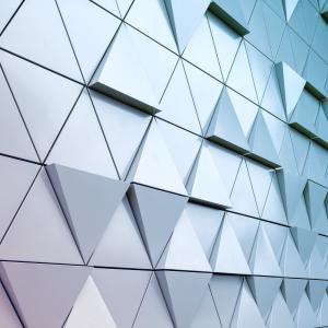 Durable Aluminum Curtain Wall Panels Metallic Color PVDF / Powder Coating