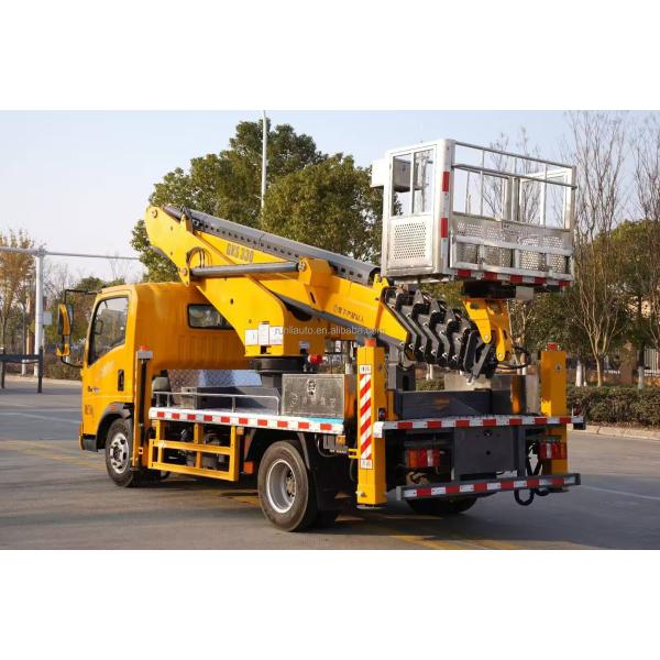 Factory HOWO 33M Telescopic Boom Bucket Truck Aerial Work Vehicle for High-Altitude Operation Trucks