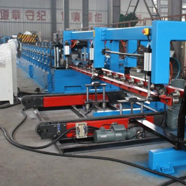PLC Control Hydraulic Highway Guardrail Roll Forming Machine With GCr15 Steel