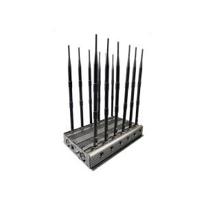 80 Meters 5G Signal Jammer 12 Omni Antennas Handheld Powerful
