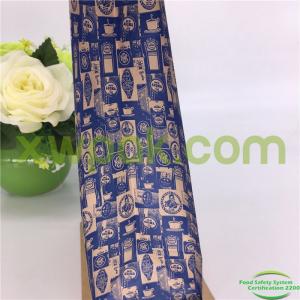 Brown Stand Up Pouch Mylar Kraft Food Bags Resealable With k Side Sealing 5mm