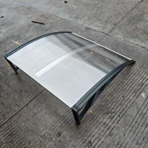 Split Panel Polycarbonate Awning with DIY Plastic Frame
