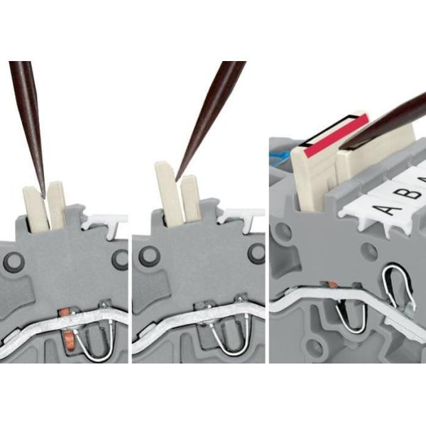 WAGO Din Rail Mounted Terminal Blocks For Multi Layer Electrical Installation