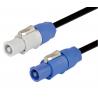 Powercon Power Cable , 250V Powercon Connector Electrical Power Extension Cable for sale
