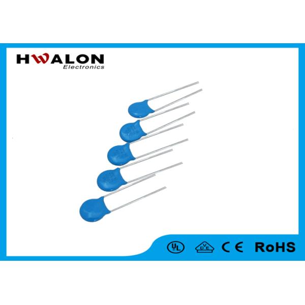 Diameter 10mm 10D Series 471k Straight Lead Metal Oxide Varistor Wide Operating Voltage Range Blue Color