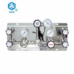 316 / Nickel Plated Brass Oxygen Control Panel , WL300 Argon Gas Manifold
