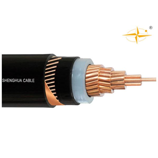 MV 19/33kV CU/XLPE/CTS/PVC XLPE Insulated Power cable with the copper wire