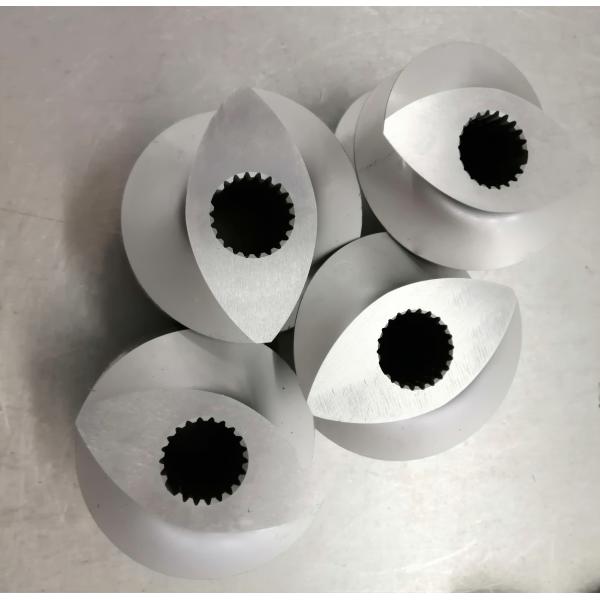 Buy Durable CWJ70 High Efficiency Double Flighted 60HRC Extruder Screw Elements at wholesale prices