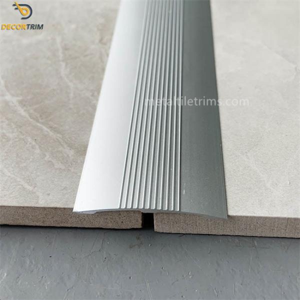 Buy Decorative Floor Transition Strip , Matt Silver Tile To Tile Transition Strips at wholesale prices