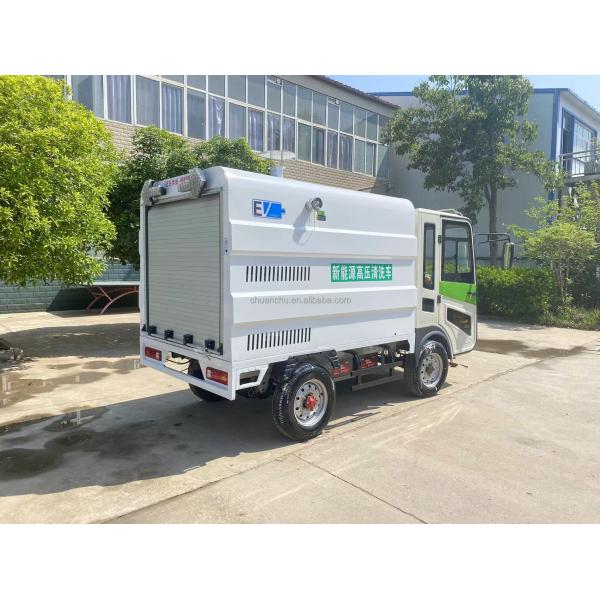 Pure Electric High Pressure Water Jet Cleaning Truck Four Wheel Energy Type Voltage