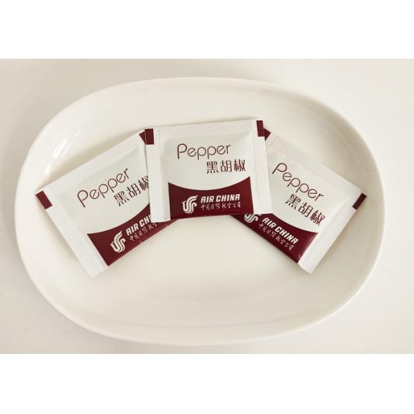 Black Pepper Condiment Packets Customized Weight Storage 18 Months Shelf Life