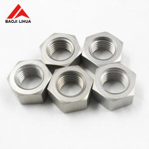 Polished Titanium Hex Head Bolts And Nuts Gr2 Gr5 Nature Color High Strength