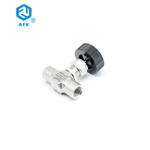 AFK High Pressure 3000psi Stainless Steel Needle Valve Two Way 1/8 1/4 3/8 1/2