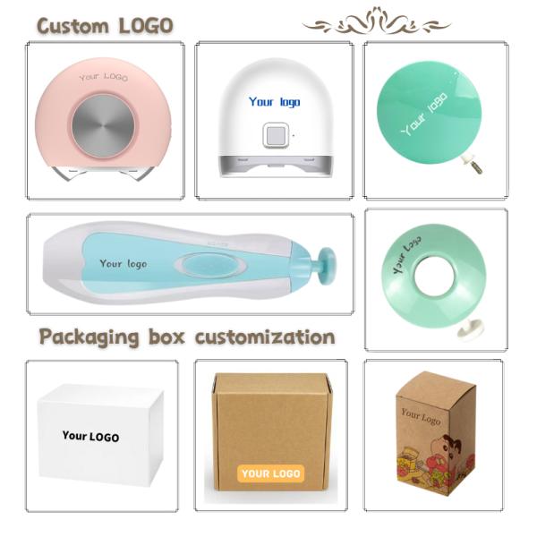 Electric Rechargeable Toes Finger Nail File Manicure Cutter Automatic Adult Kid Infants Baby Nail Trimmer With Led Light