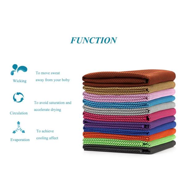 Super Magic Microfiber Sports Instant Cool Towel Ice Neck Cooling Sport Towel Custom Logo