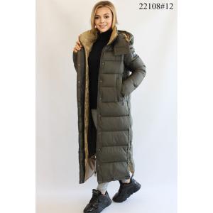 FODARLLOY Ladies Warm Hooded Cotton-padded Clothes Slim Long Down Jackets Women