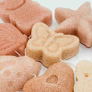 Blue Gray Gently Exfoliating Konjac Sponge Soft Facial Cleansing Sponge