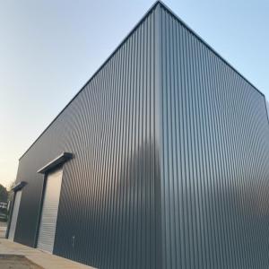 Prefabricated Steel Warehouse with Shelf Height >15m Roof Pitch 10-30% and