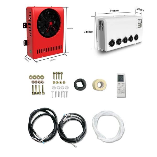 Buy LCD Display Split Truck Parking Air Conditioner DC12V 3500BTU at wholesale prices