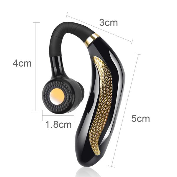 Wireless Single Car Headphones Portable Handsfree Bluetooth 5.0 Earphone 180 Rotation Earbuds Earphones Headphone with Mic
