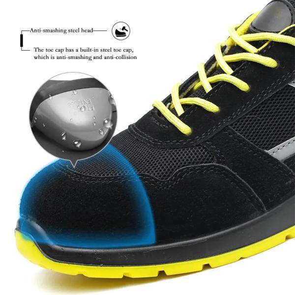 S3 Athletic Style Work Shoes Anti Impact Waterproof Outdoor Work Shoes Slip Resistant