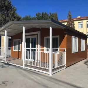 40ft Roomy Space Expandable Container House with Terrace Leisure Rest