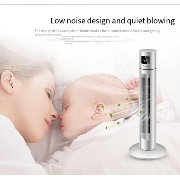 Electric Tower Pedestal Fans without Vane Blades with Touch Sensitive Technology