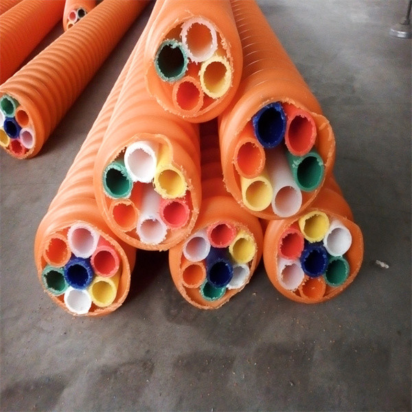 4ways 14/10mm Direct Buried Hdpe Microduct Bundles Tube Telecommunication Underground Cable Pipe Machine