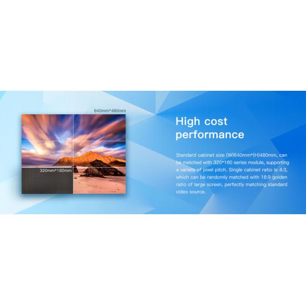 Die Casting Alumiunm Indoor LED Video Panel Screen Magnetic Front Service