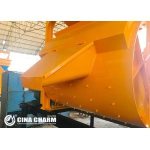 1.8T Portable Cement Mixer , Hydraulic Mixer Machine With 14m3/H Capacity