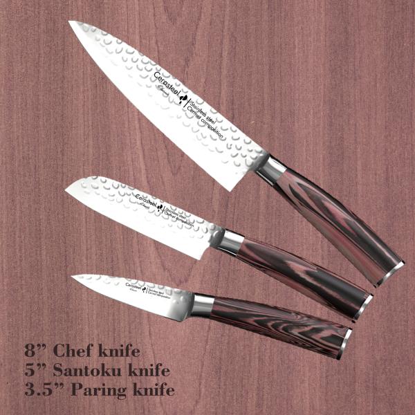 Buy High Hardness Professional Chef Knives / Forged Kitchen Knives at wholesale prices